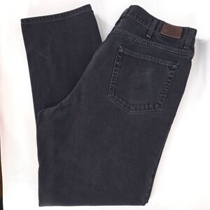 LL Bean Classic Fit Denim Jean Men 40x34 (36x32) Tapered Leg Cotton USA Workwear
